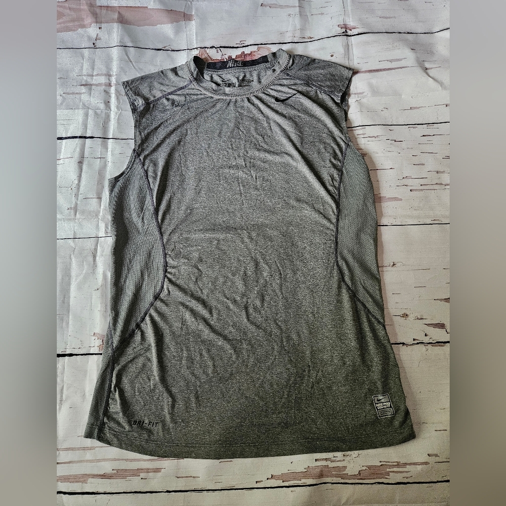 Nike Dri Fit Men's Grey Athletic Tank Top Size Medium